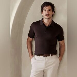 Banana Republic Men’s Luxury Touch Polo: Medium